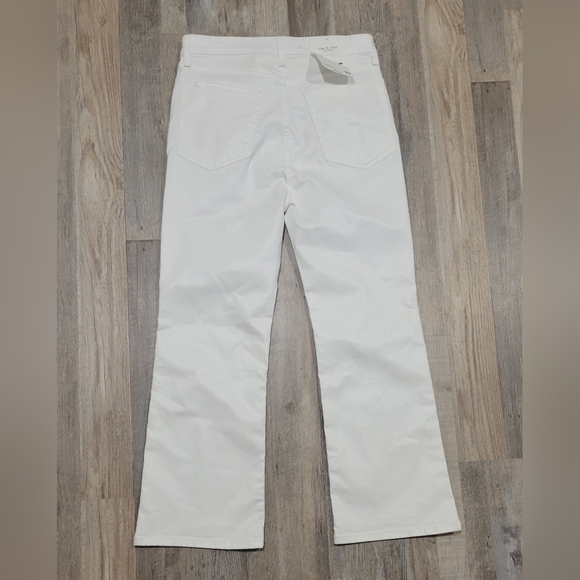 Rag & Bone Casey Coated High-Rise Ankle Flare Jeans SZ 31 - Picture 6 of 7